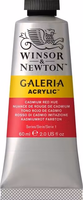 Winsor & Newton Galeria Acrylic Paint Cadmium Red Hue 60ml – 1