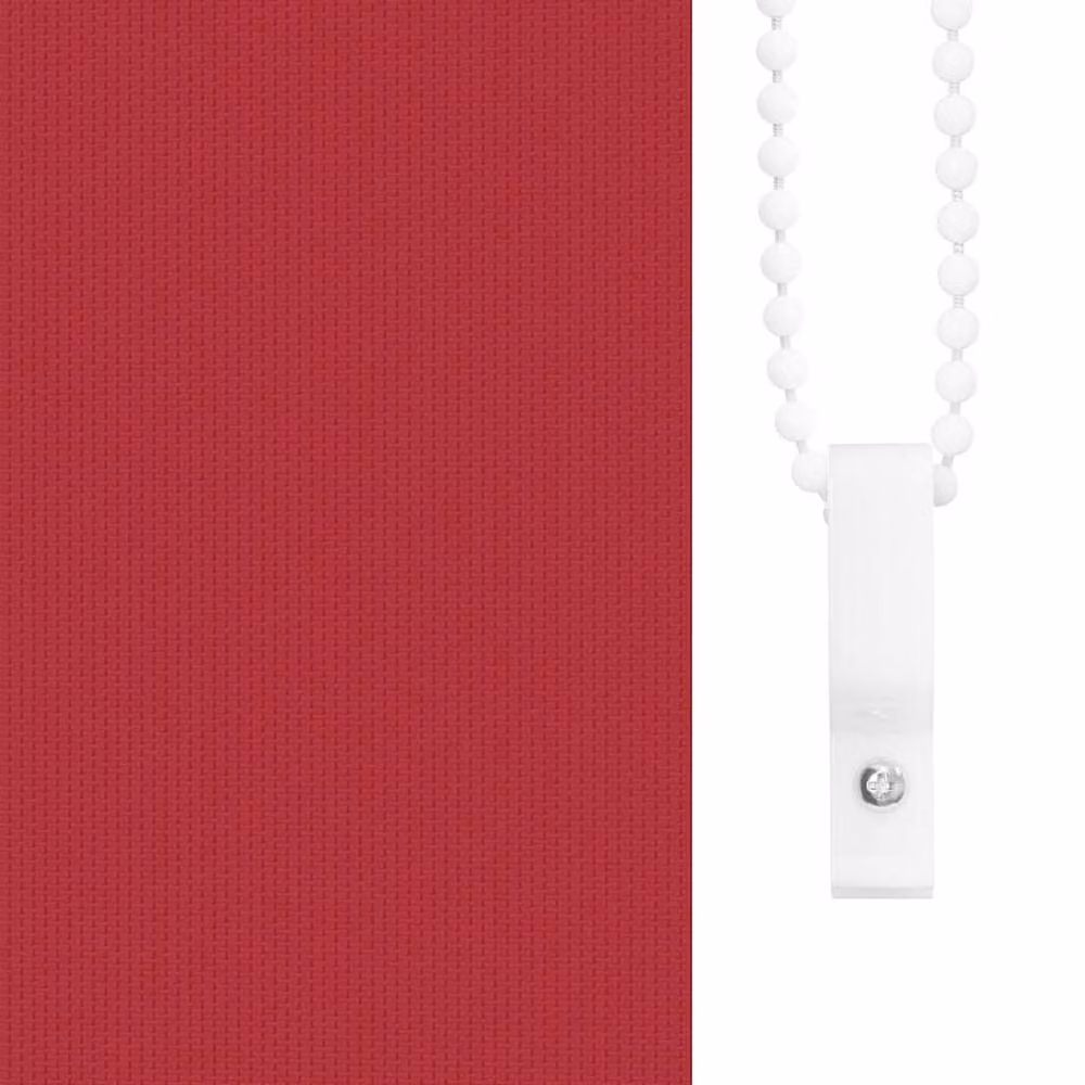 Berkfield Home Red Blackout Roller Blind, Polyester Fabric, W: 160 cm, H: 175 cm – 4