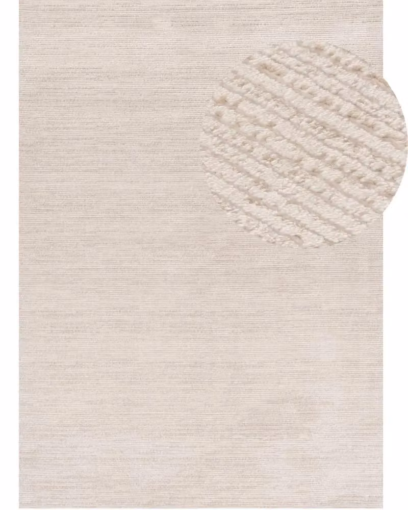 THE RUGS Carmel Modern Striped Area Rug in Beige, W: 160 cm, L: 230 cm – 2