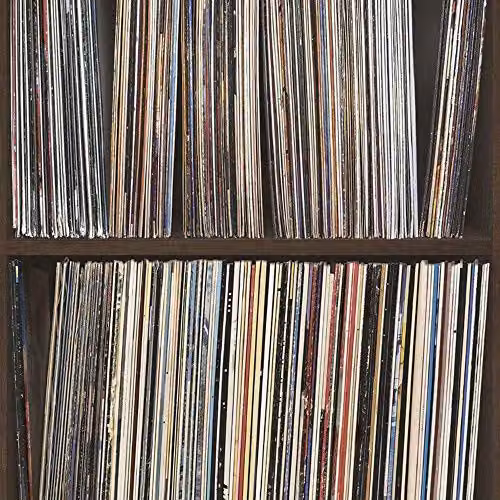 Galerie Grunge Classic Vinyl Records Multicoloured Wallpaper