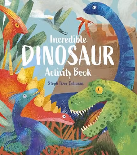 Arcturus Multicolour Dinosaur Activity Book Paperback