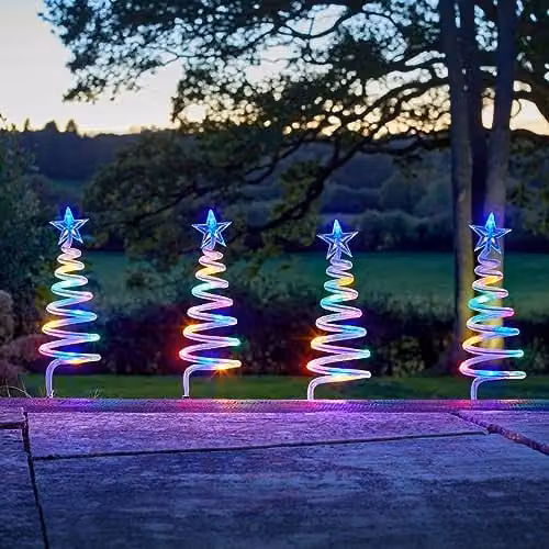 Razzmatazz Multi-Coloured TreeSpiral Plant Support Stakes – 1