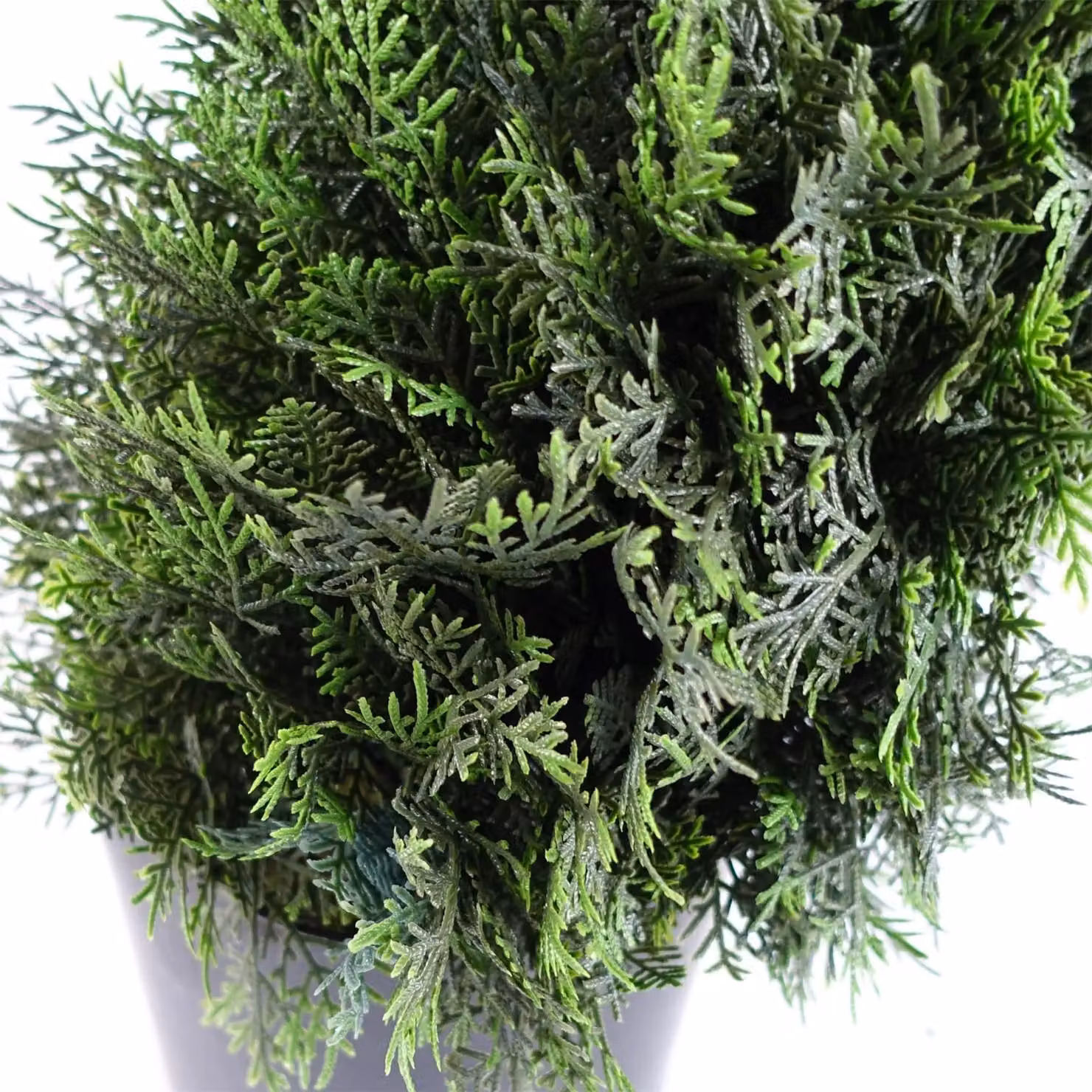 Botanik Green Artificial Spiral Cedar Tree Topiary, Height: 120 cm – 3