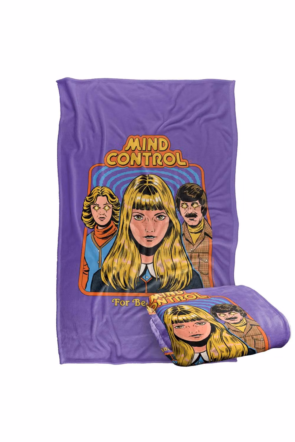 Steven Rhodes Mind Control For Beginners Super Soft Fleece Throw Blanket, Multicolour, W/D/H: 91 x 147 cm – 2