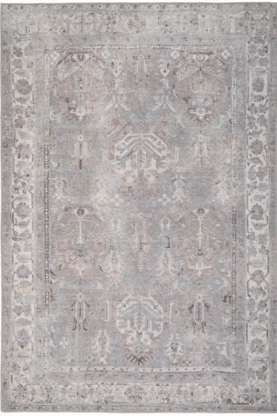 Kukoon Large Rectangular Oriental Area Rug in Grey, Washable and Non-Slip, W/D/H: 170 x 120 cm – 1