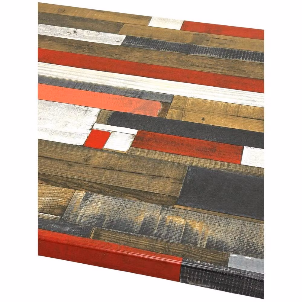 FORGEVIO Shabby Chic Brown Rubberwood Table Top – 3