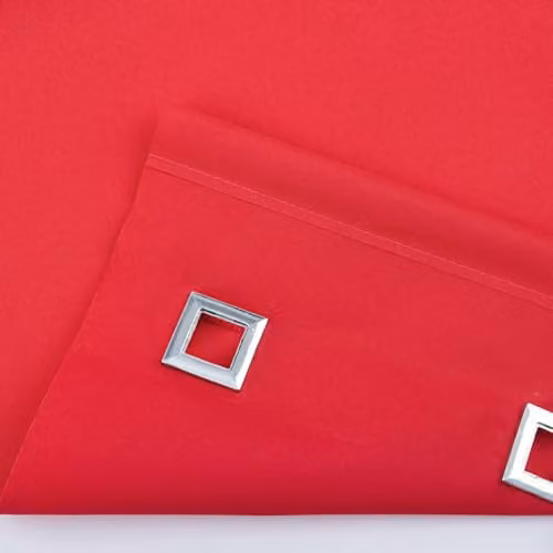 A.Unique Home Trimmable Square Eyelet Roller Blind, Red, W: 120 cm, H: 170 cm – 2