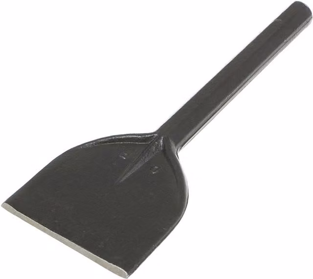Garden Mile 100mm Hardened Steel Electricians Bolster in Black