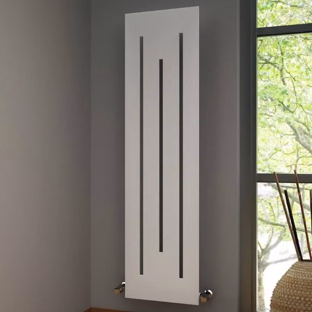 Bathroom Kingdom Line White Flat Panel Designer Radiator W/H: 180 x 49 cm – 1