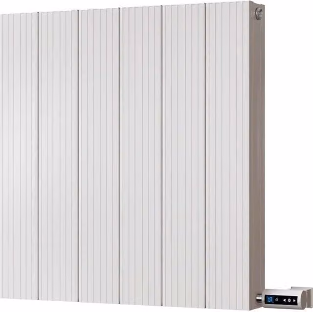 Thetford White Horizontal Double Panel Smooth Thermostatic WIFI Electric Radiator