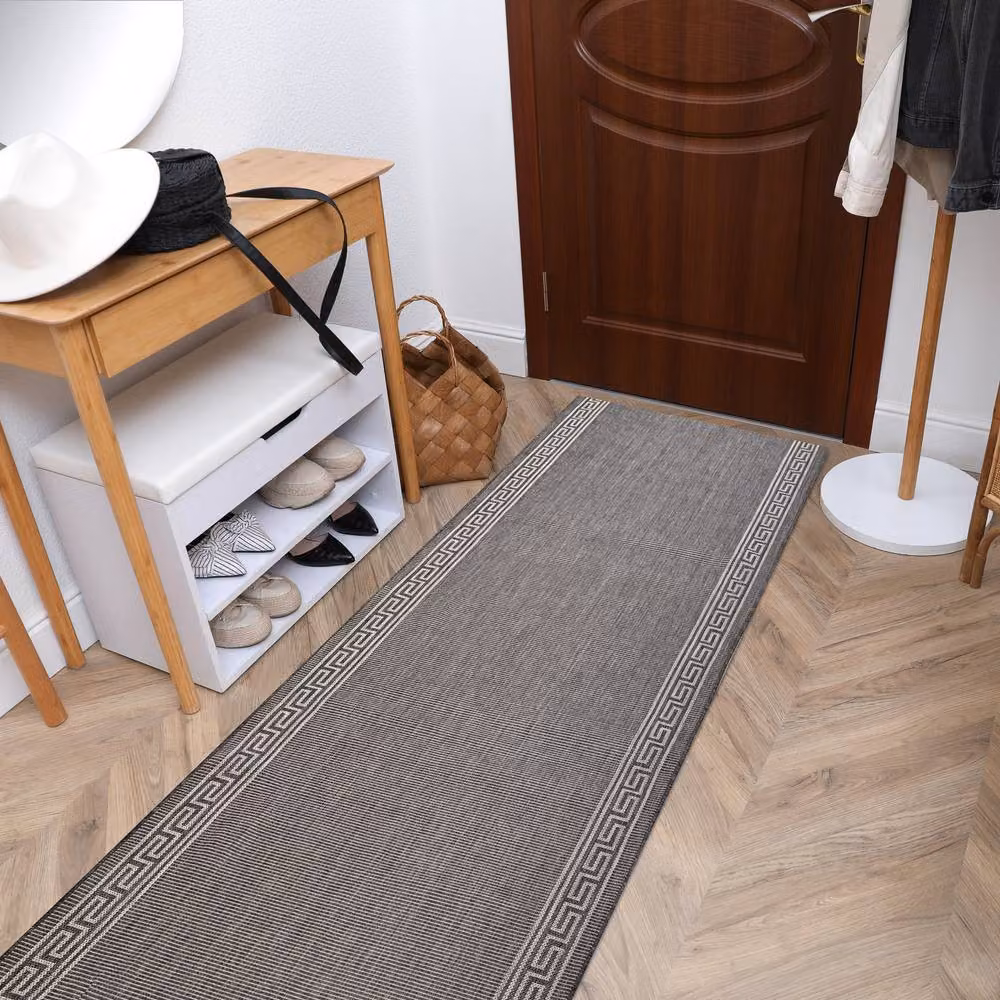 RugsX Sion Sisal Runner in Grey, W/D: 120 x 320 cm – 3