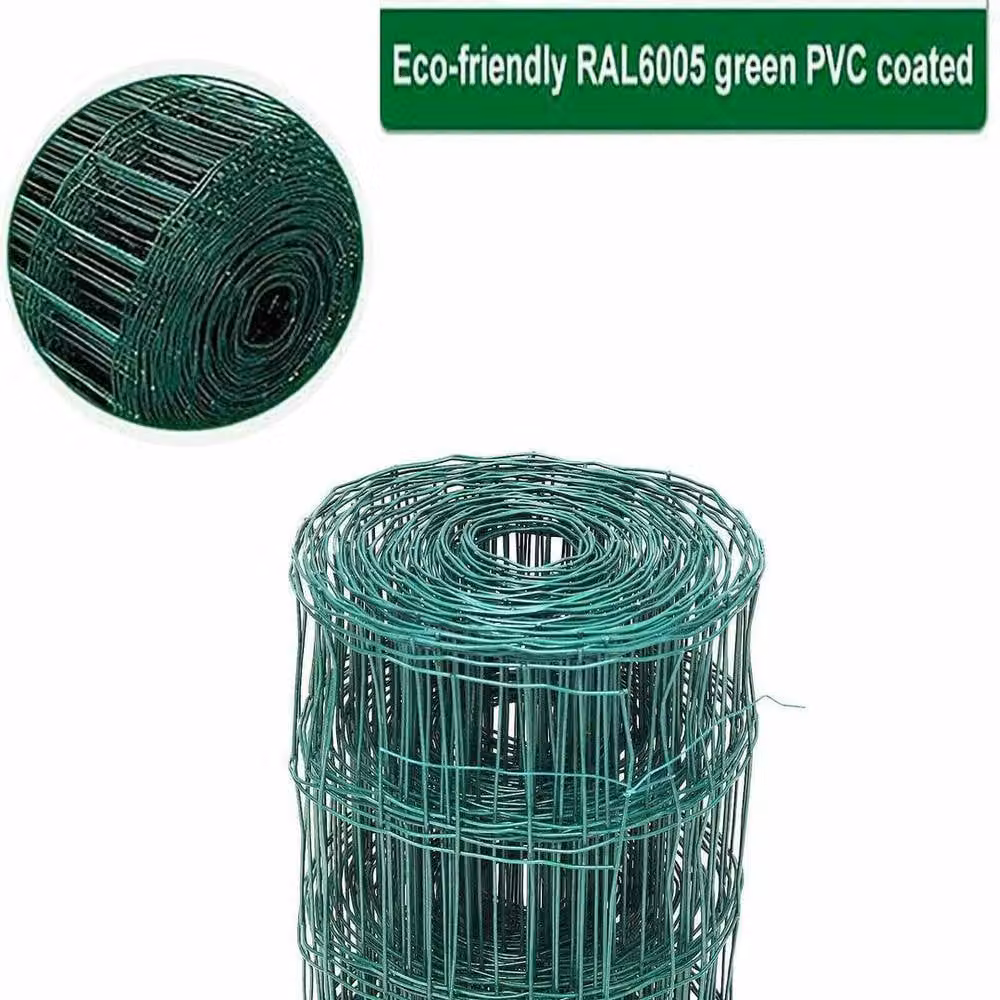 NESTLUNE Green PVC Coated Hot Dipped Galvanised Steel Wire Fence – 5