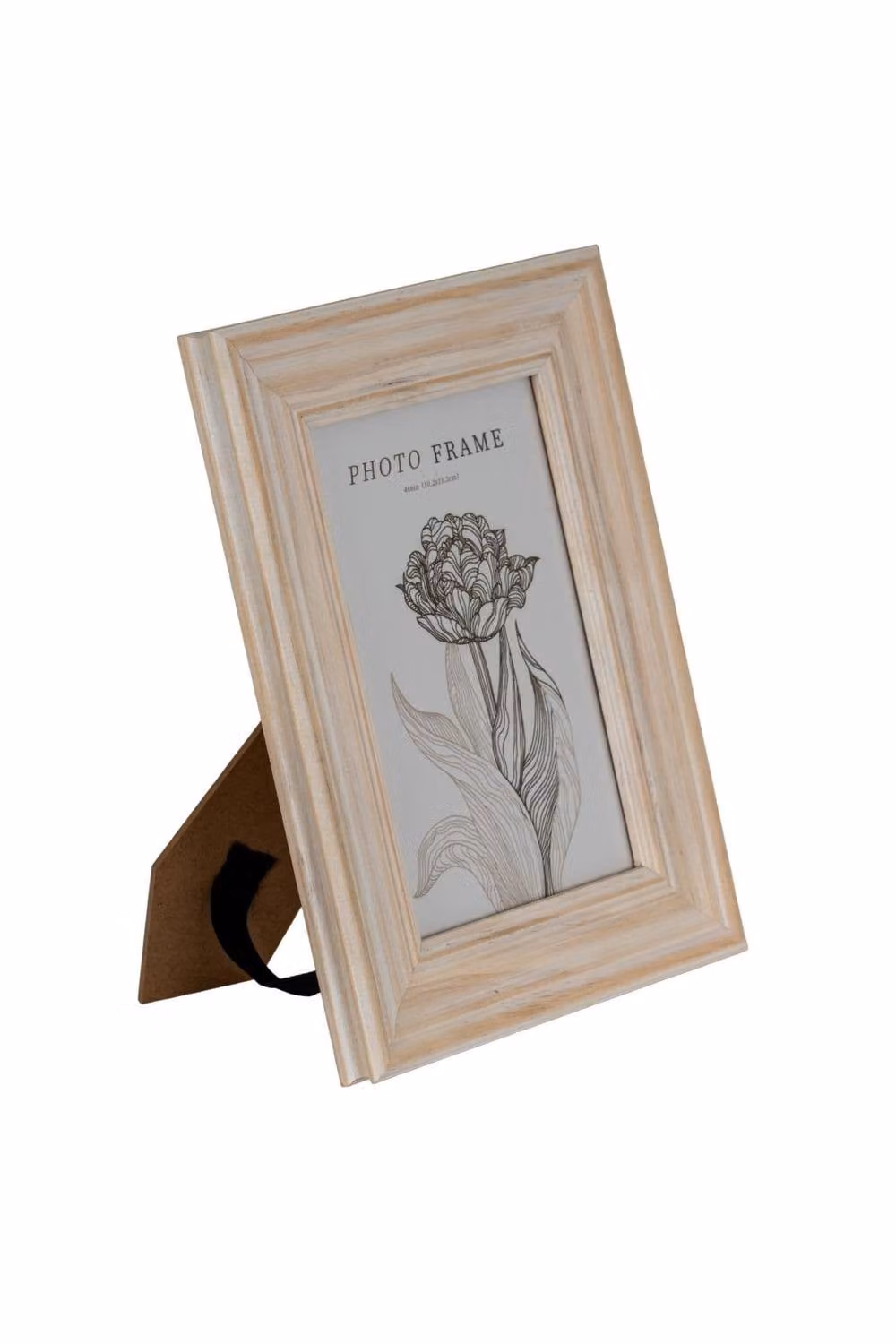 KDMD Isla Textured Rectangular 4x6 Photo Frame with Tabletop Stand in Beige and Sand – 2