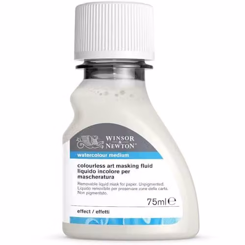 Winsor & Newton Colourless Art Masking Fluid, 75ml, Transparent – 4