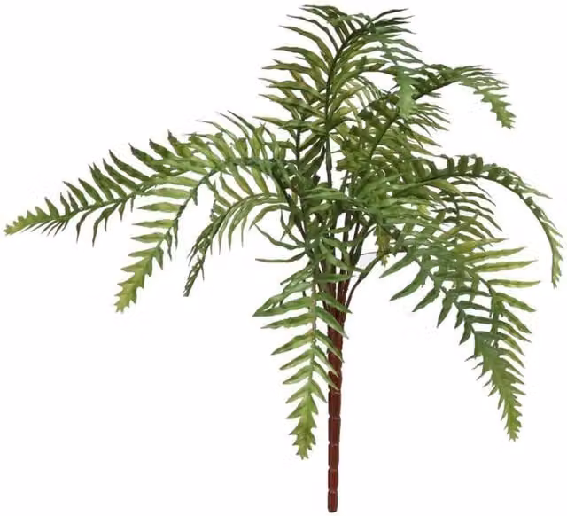 KDMD Pack of 3 Green Artificial Pinate Ferns
