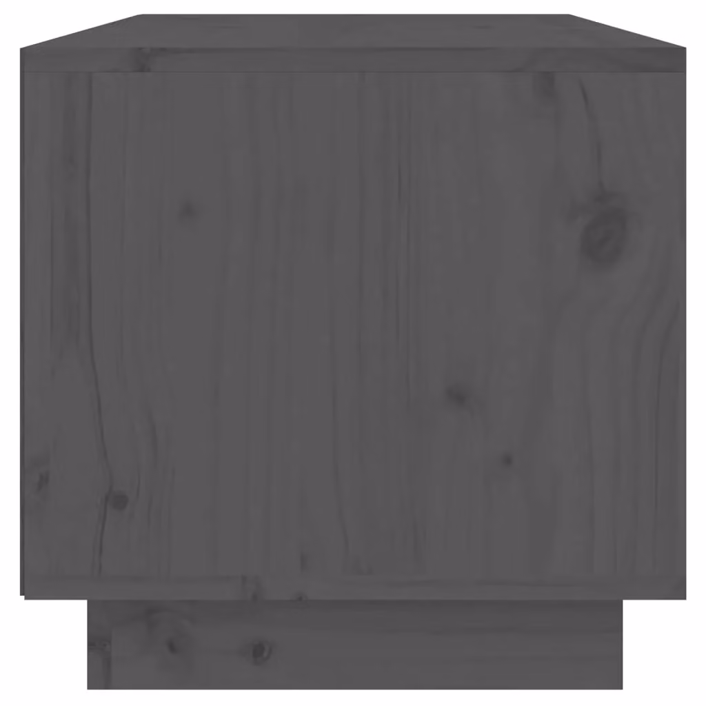 Berkfield Home Grey Rustic Solid Wood Pine TV Cabinet W/D/H: 60 x 35 x 35 cm – 3