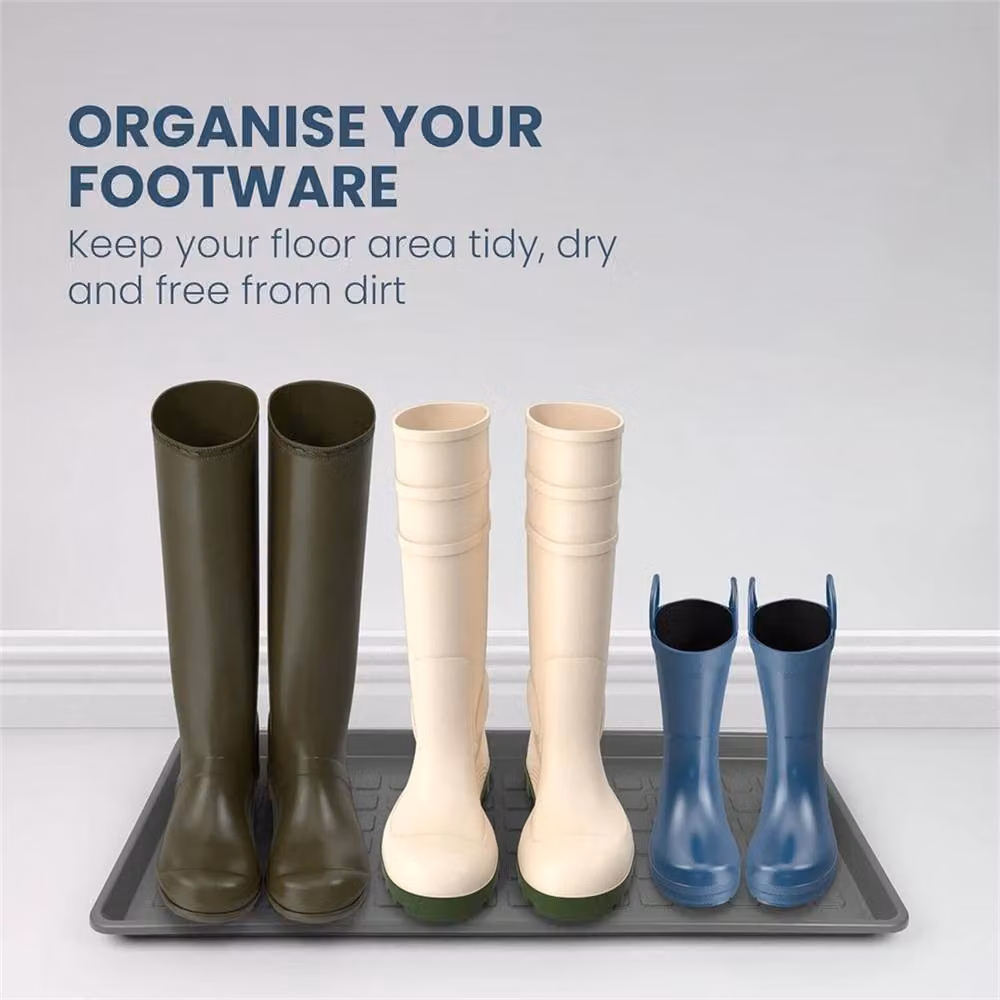 Nordara Grey Plastic Boot Tray, Width: 50 cm – 3