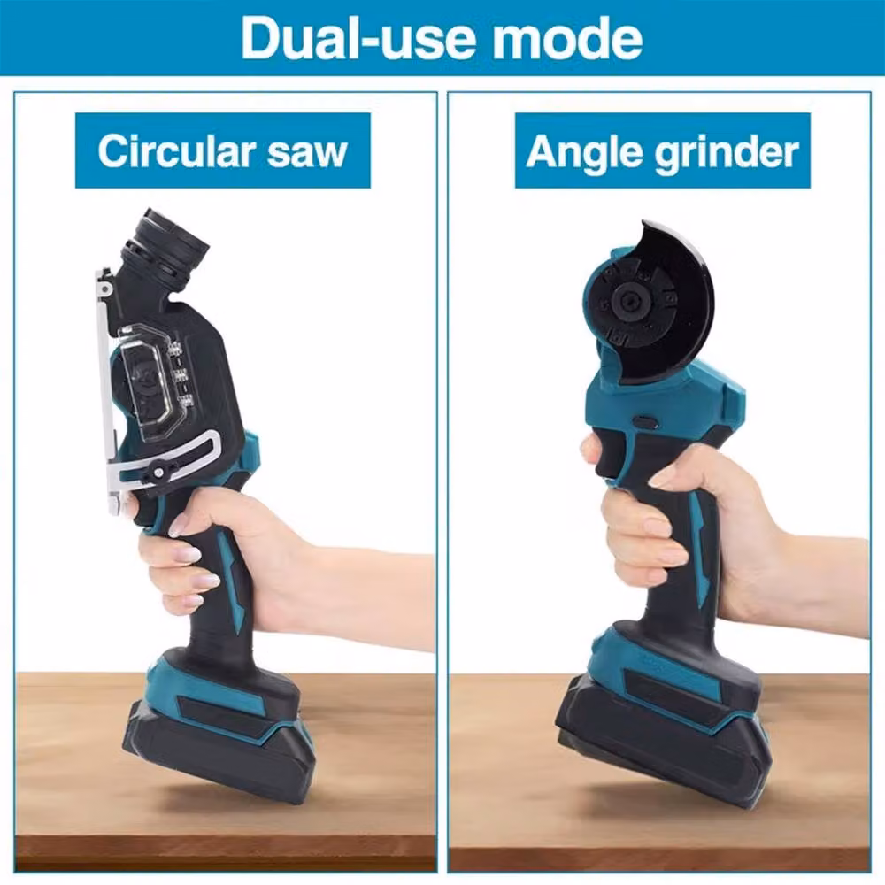 Ventryn Cordless Circular Saw, Portable Rechargeable Electric Cutter in Black – 4