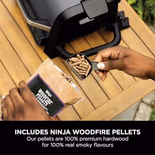 Ninja Woodfire Electric BBQ Grill and Smoker, Tabletop Hot Air Model, Grey and Black – 8