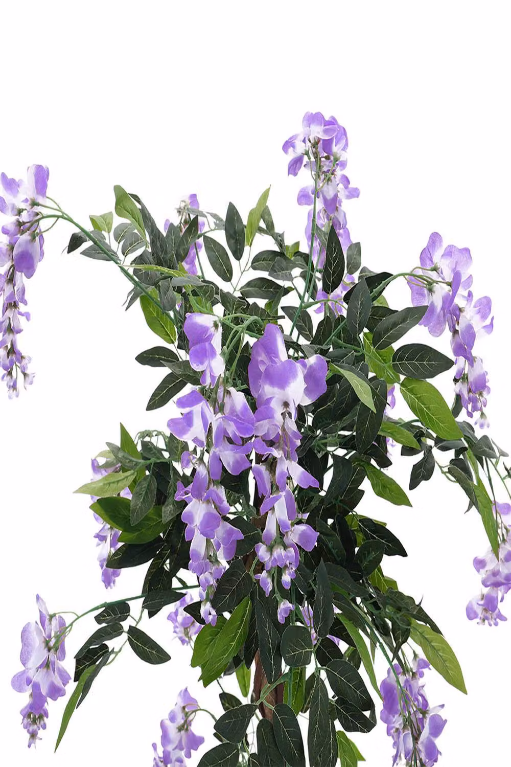 Garden Sanctuary Purple and Green Artificial Floral Potted Plant for Tabletop Decor – 6