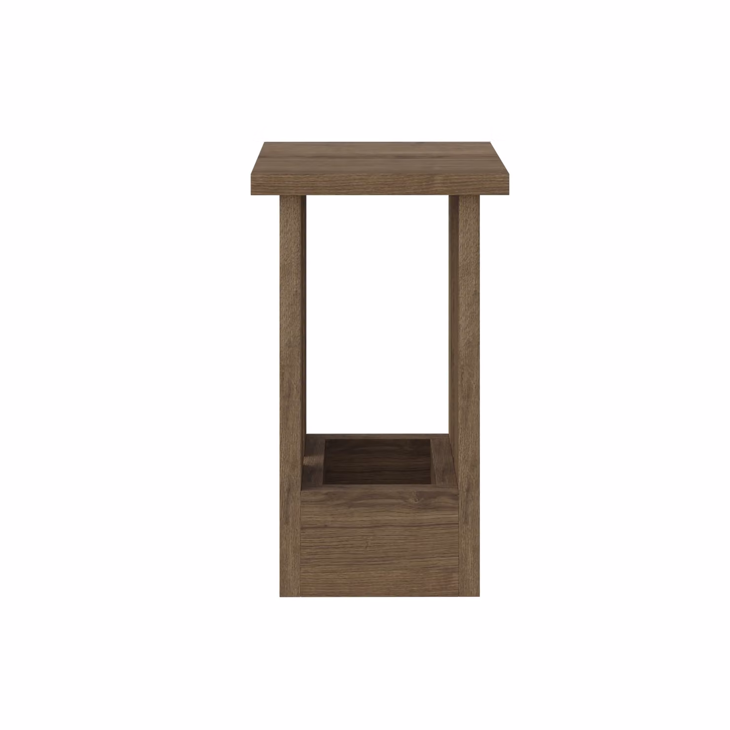 Decortie Tasos Modern Minimalist Side Table in Brown, W/D/H: 30 x 30 x 50.5 cm – 2