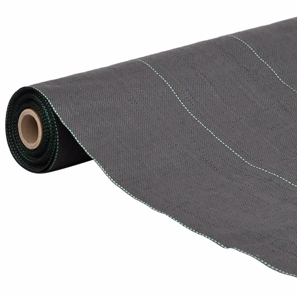 Berkfield Home Black Weed Membrane, W: 1.5 m, L: 25 m – 2