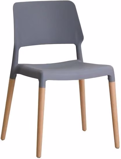 Netfurniture Rovert Chair Grey (Pack of 2)