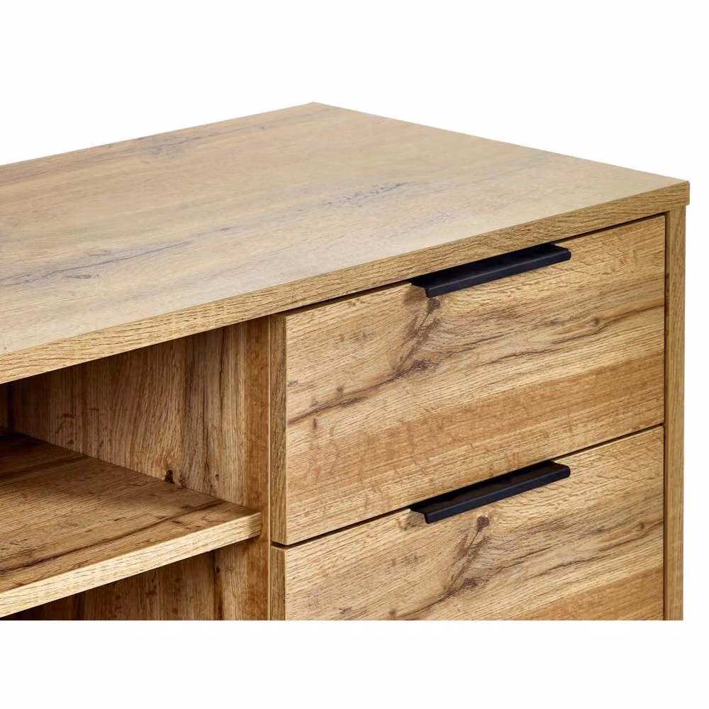 Cheshire Premium Lomond Modern TV Unit in Light Oak – 4