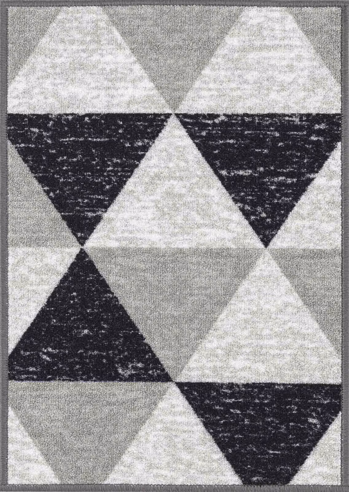 Desire Rugs Havana Triangle Non-Slip Kitchen Floor Mat, Grey, W: 67 cm, L: 120 cm – 5