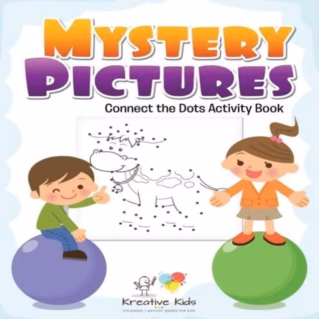 Kreative Kids Mystery Pictures Connect the Dots Activity Book in Multicolour Paperback