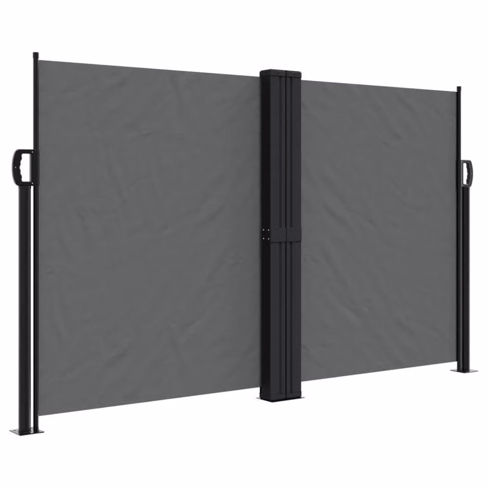 Berkfield Home Retractable Single Side Awning in Anthracite Grey, W: 1200 cm, H: 140 cm – 3