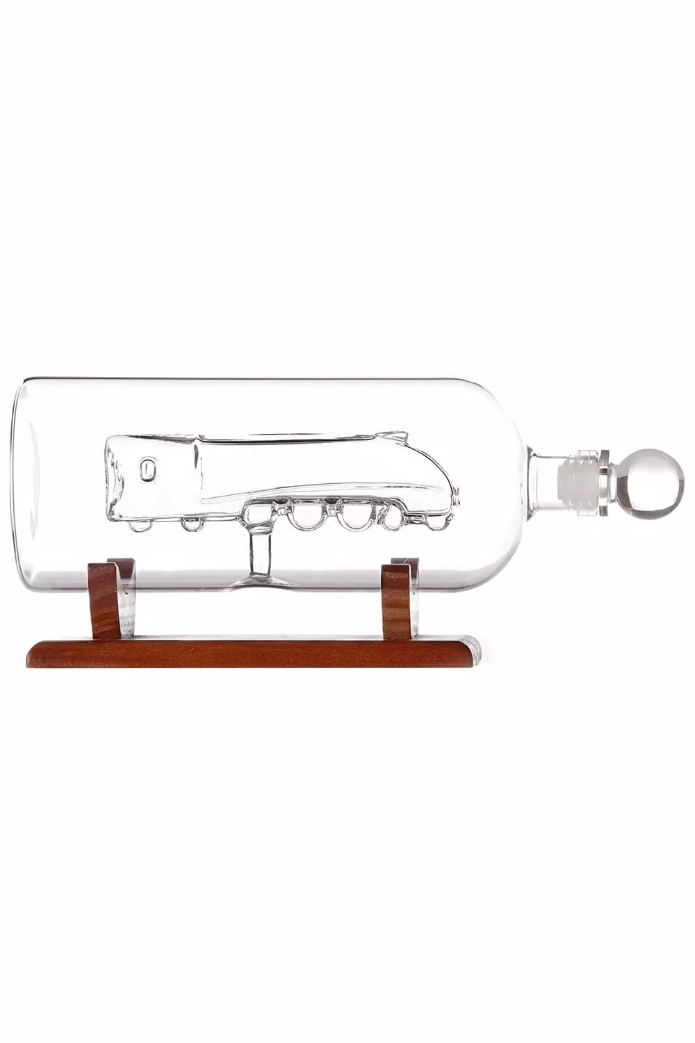 Bar Originale Train Glass Decanter with Stopper, 0.75 l, Transparent – 3