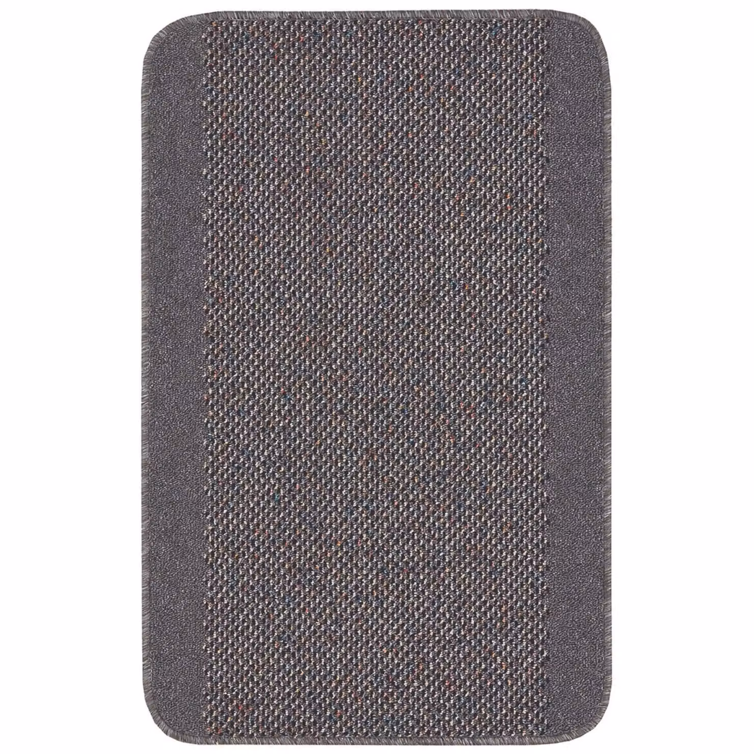 THE RUGS Washable Designer Bordered Rug in Dark Grey, W: 67 cm, L: 200 cm – 2