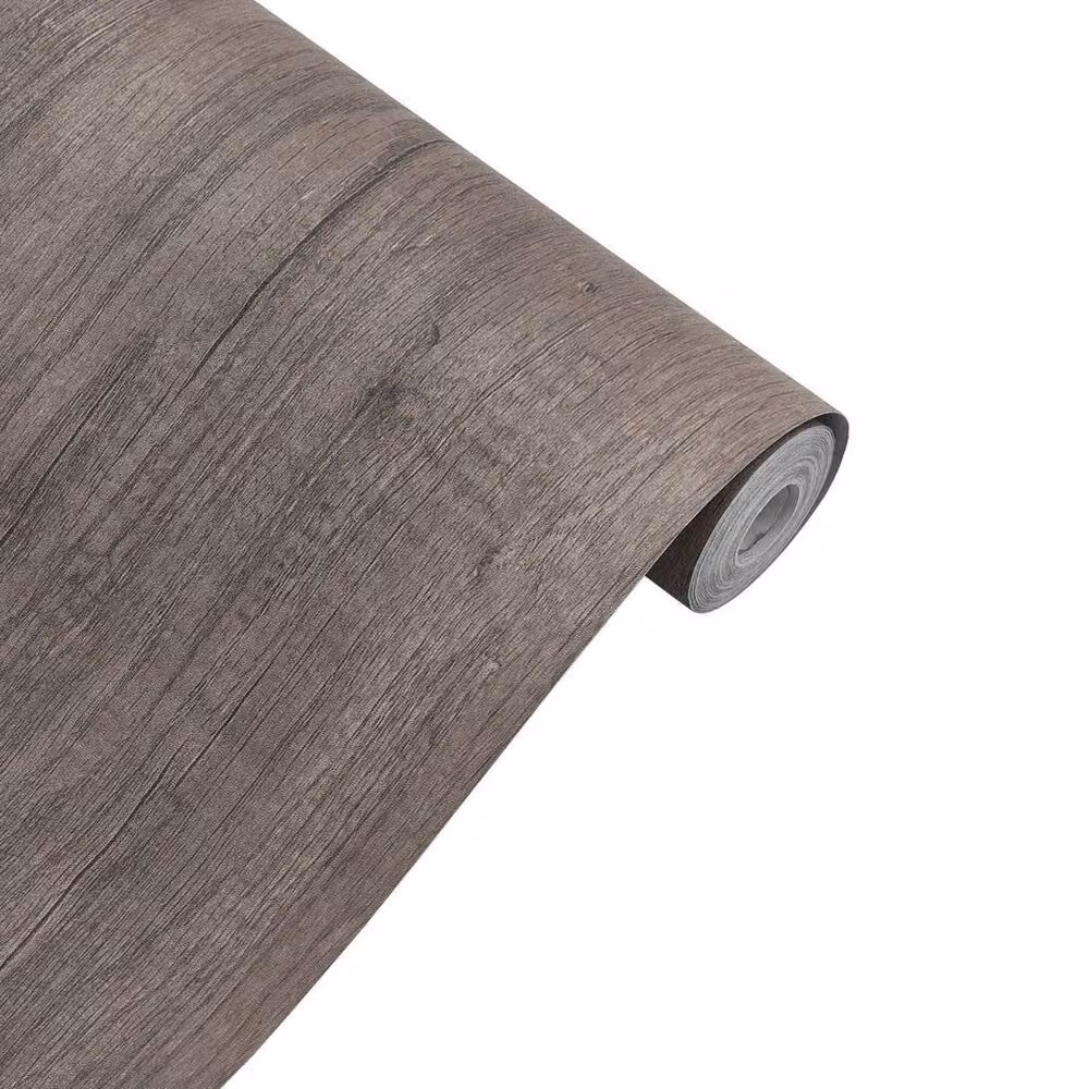 PAWNORA Waterproof Vinyl Plank Flooring in Dark Brown Wood Effect – 2