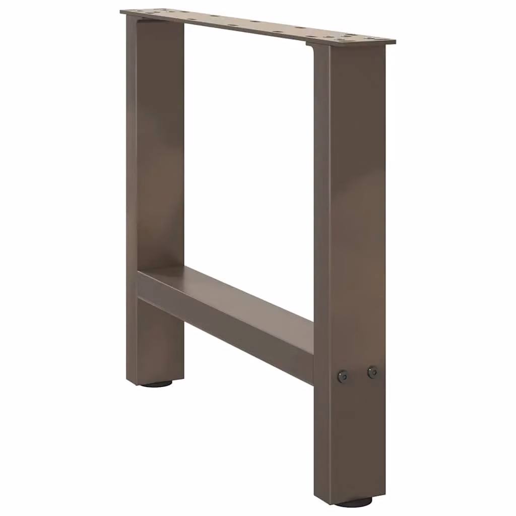 Berkfield Home Coffee Table Legs, Grey Steel, 2 Pieces, H: 50 cm – 2