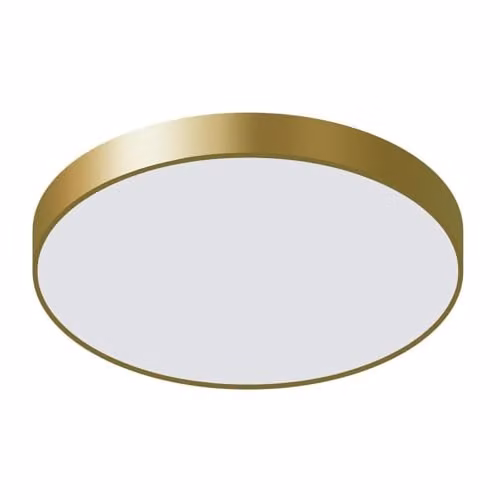 Netlighting Italux Orbital Modern LED Flush Ceiling Light in Gold with Warm White 3000K 3600lm – 1