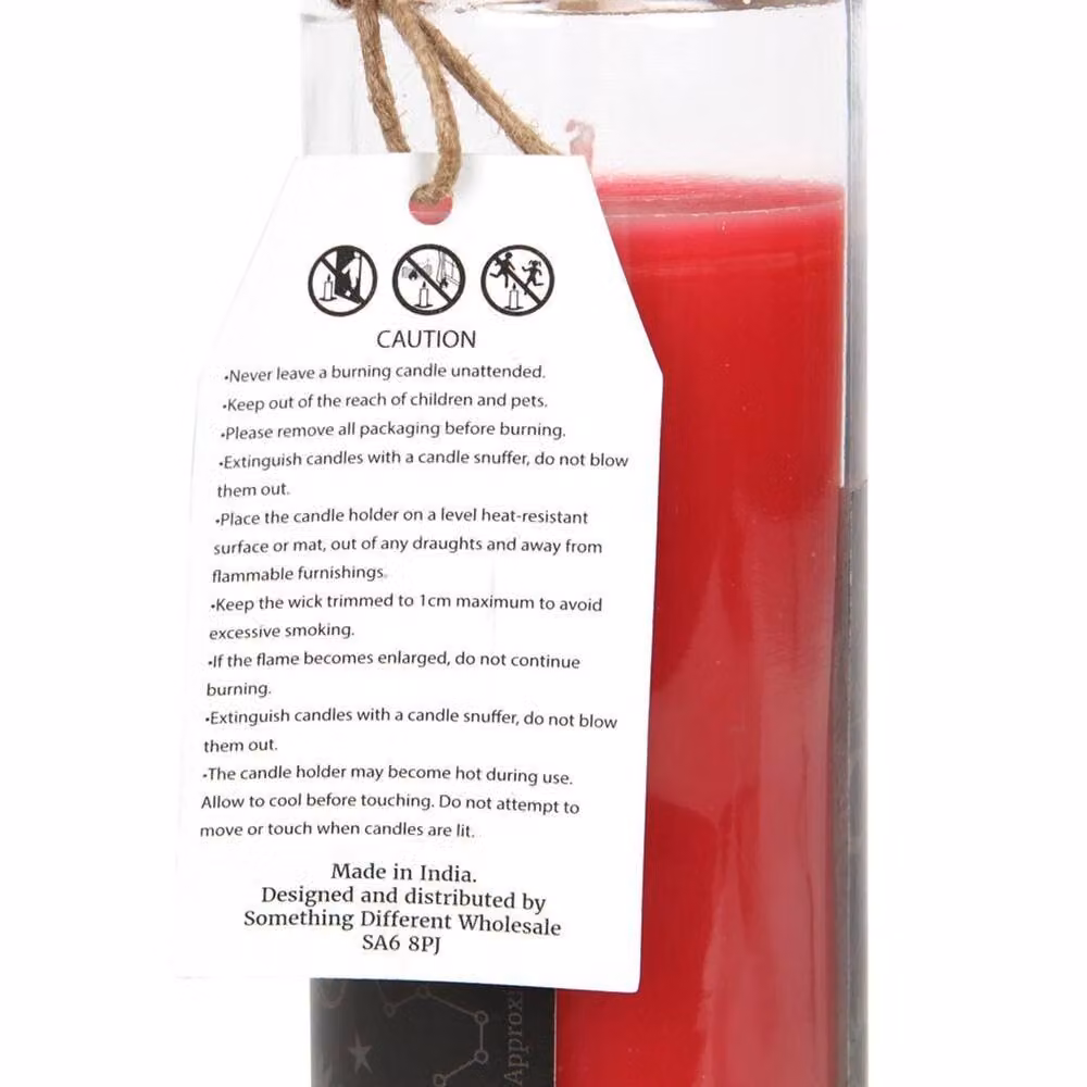 Something Different Magic Spell Red Rose Love Candle in Red Glass – 2