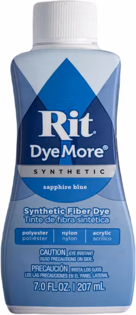 Rit DyeMore Liquid Dye for Synthetics, Sapphire Blue, 236 ml