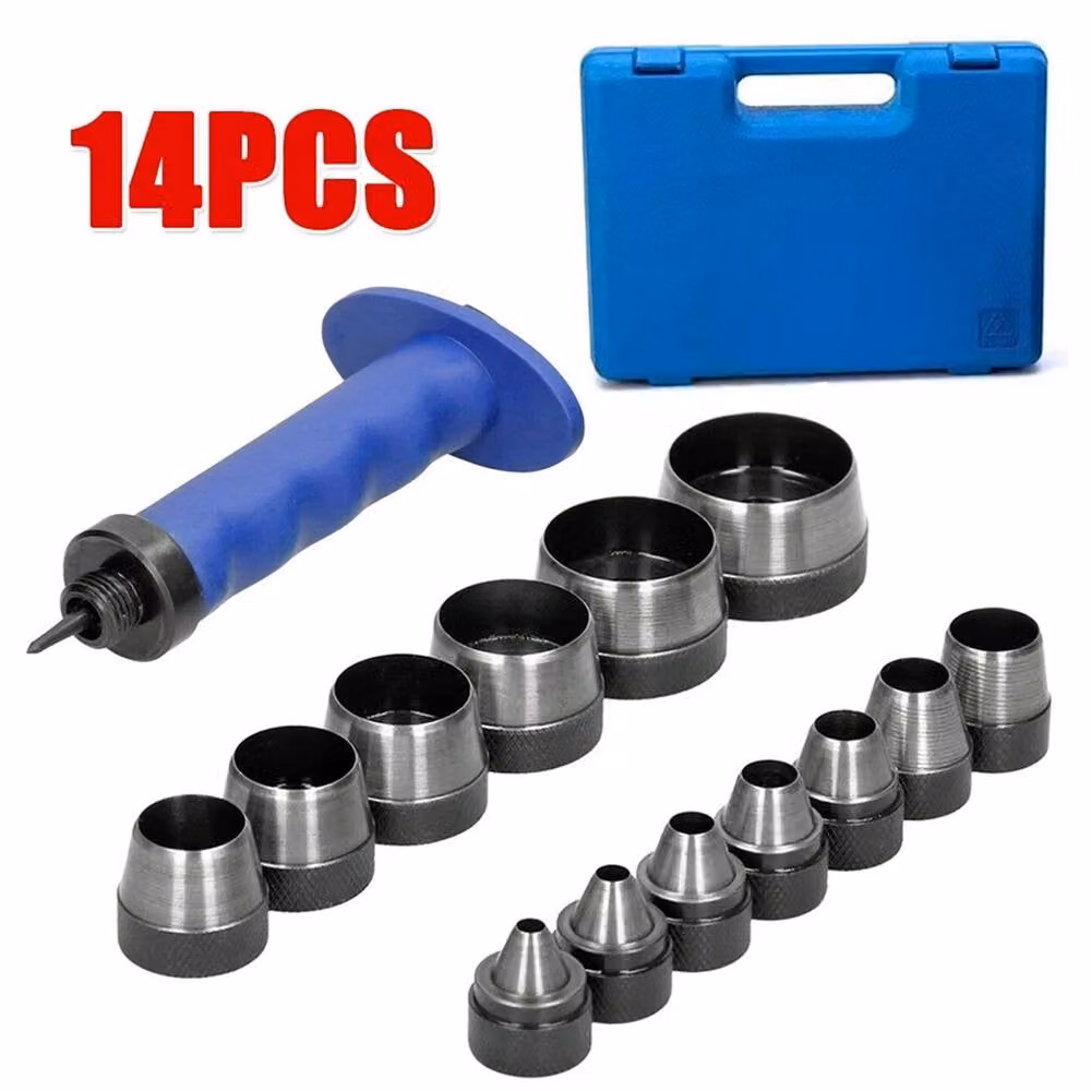 SPETLEK Steel Hollow Punch Set 5-35mm in Blue and Multicolour – 3