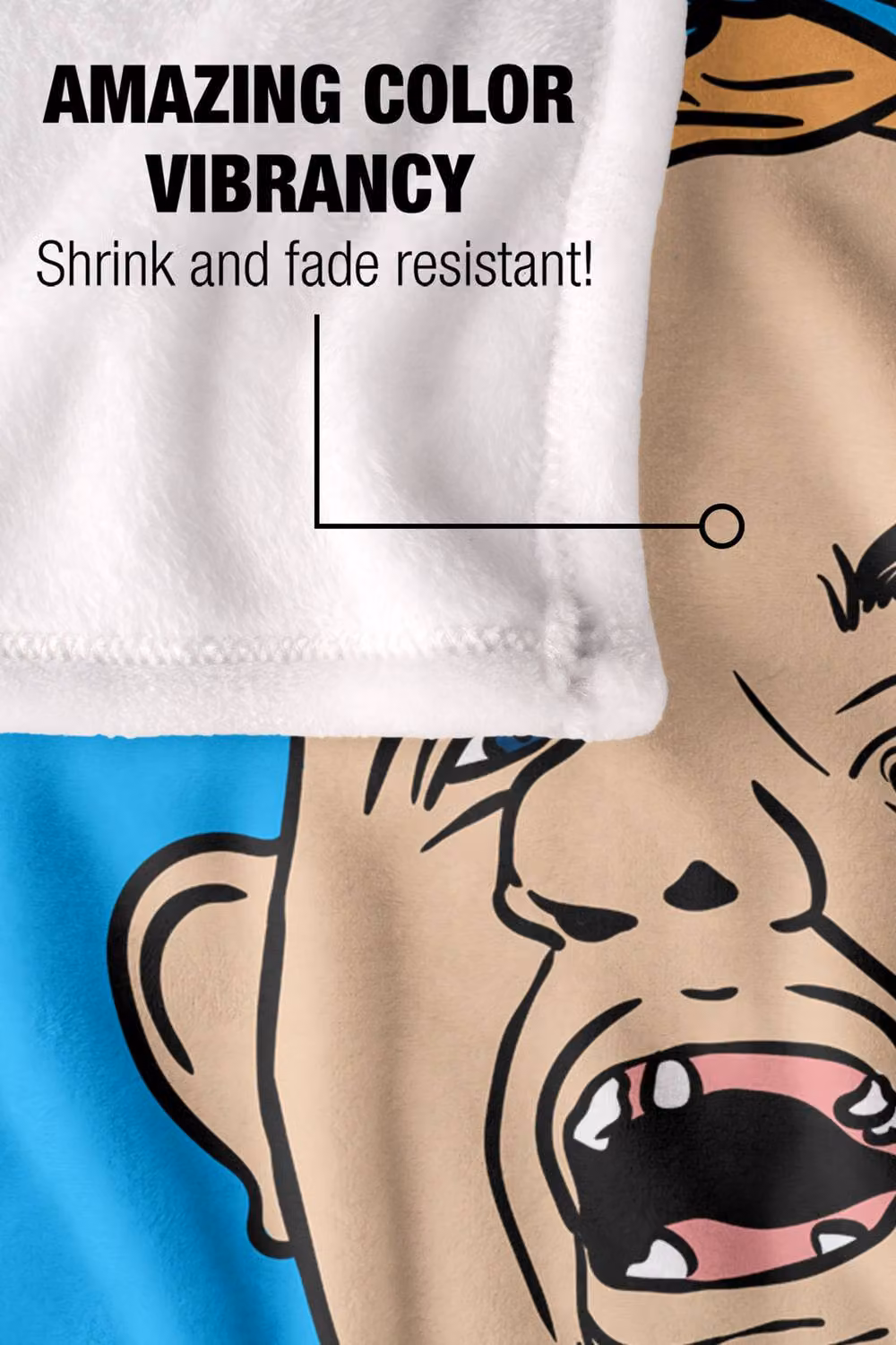 Warner Bros. The Goonies Sloth Hey You Guys Super Soft Fluffy Polyester Throw Blanket, Multicolour, Extra Large – 3