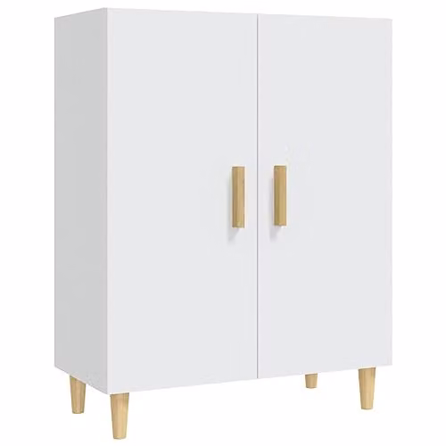 vidaXL White Matt MDF Sideboard, W/D/H: 70 x 34 x 90 cm