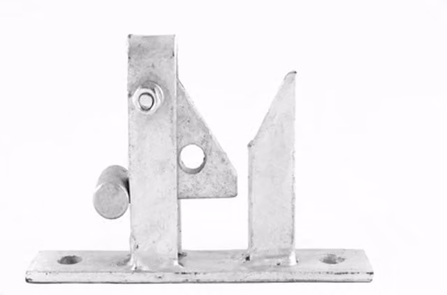 Unifix 500 Self Locking Gate Catch, Silver, W: 175 mm, H: 114 mm, Pack of 5