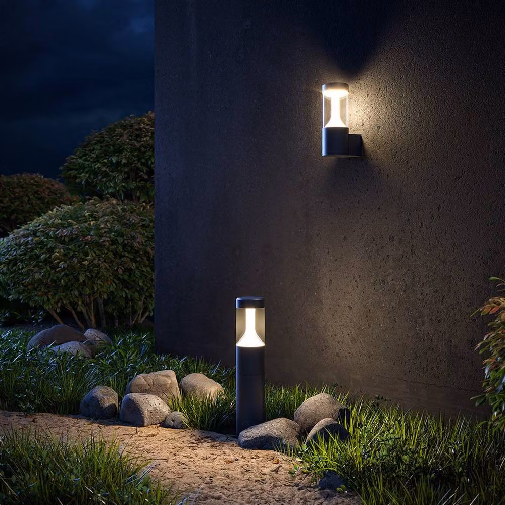 Maytoni Koln LED Outdoor Bollard, Black, Height: 65 cm, 4000K Cool White, IP54 – 2