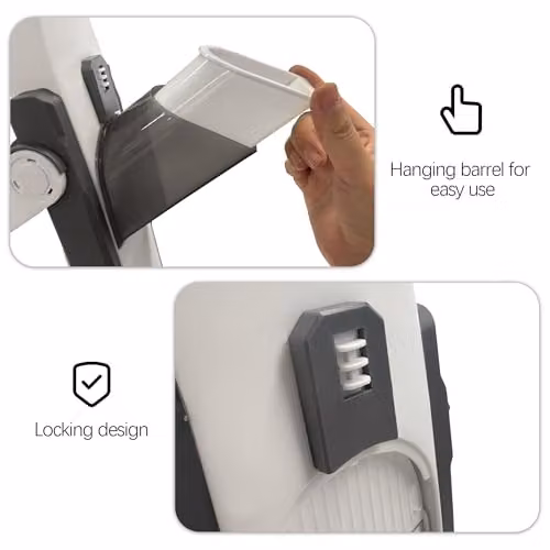 Alivio Multifunctional Spring Slicer in Grey with Stainless Steel Blades and 4 Cutting Modes – 5