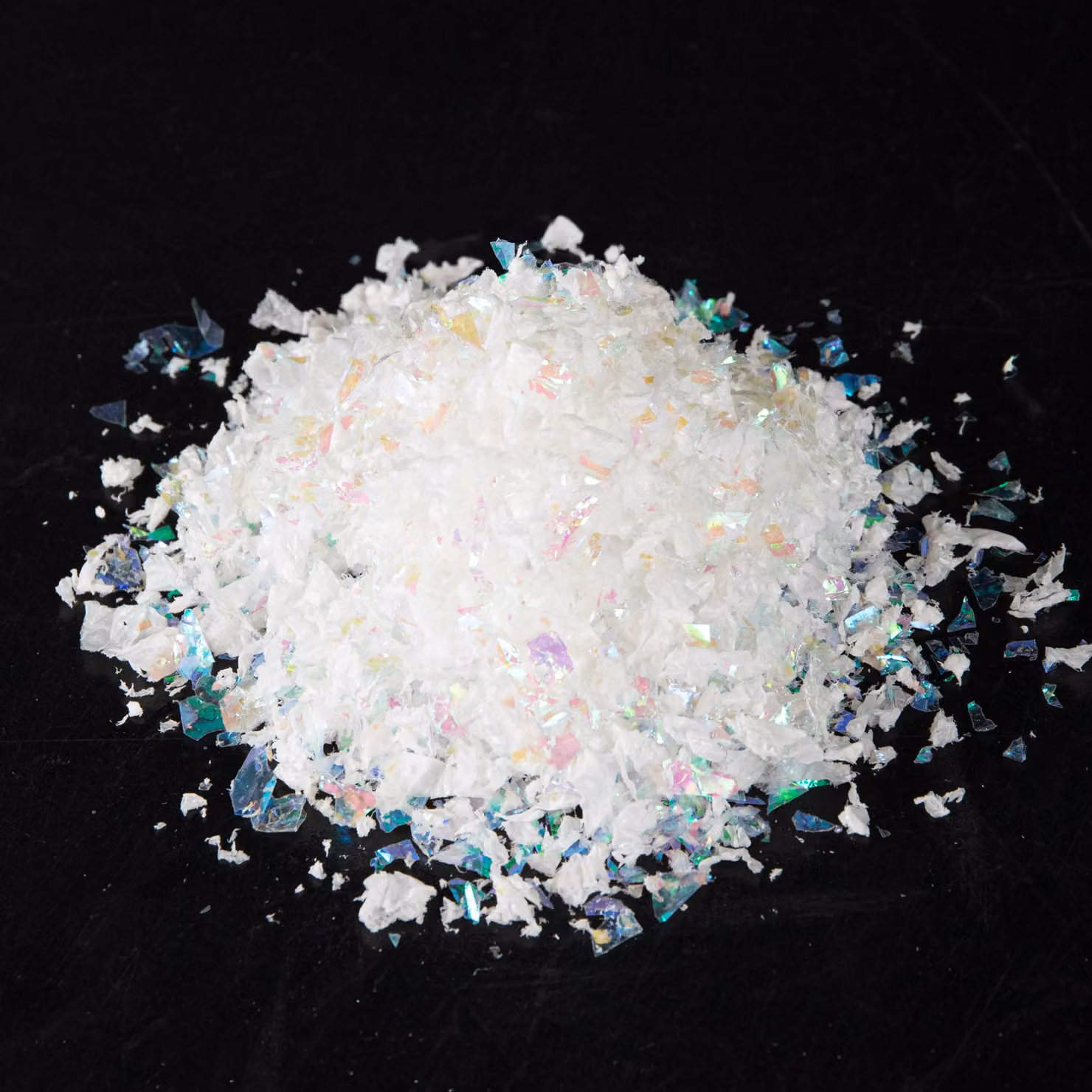Samuel Alexander Frosted Iridescent Fake Christmas Snow Decoration, White, 150g – 2