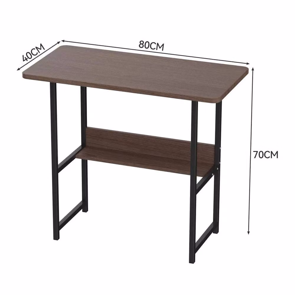 FORGEVIO Modern Computer Desk in Brown, W/D/H: 100 x 60 x 70 cm – 2