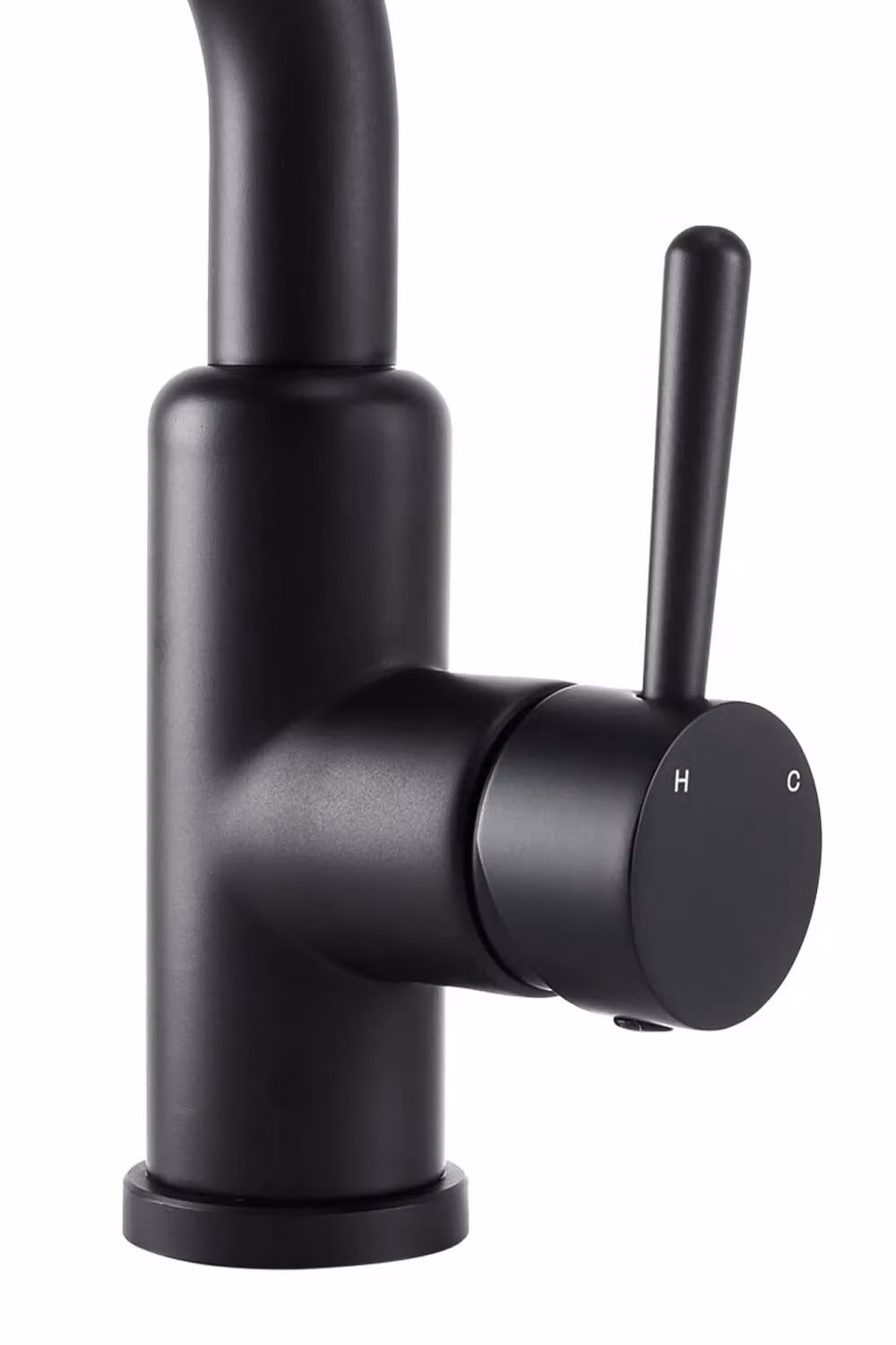 Living and Home Matt Black Single Lever Kitchen Faucet with Pull-out Sprayer and 4 Spray Modes – 6