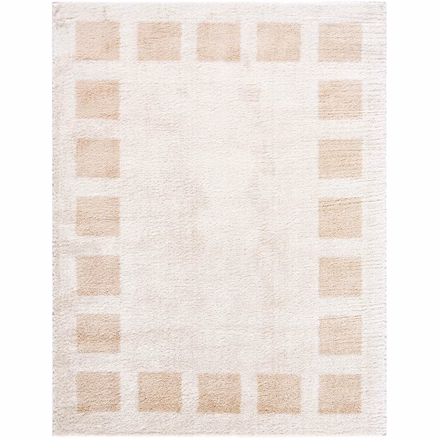 Livabliss Fossay Machine Woven Art Deco Geometric High Pile Washable Rug in Beige, Brown, Green and Grey, W: 120 cm, L: 170 cm – 2