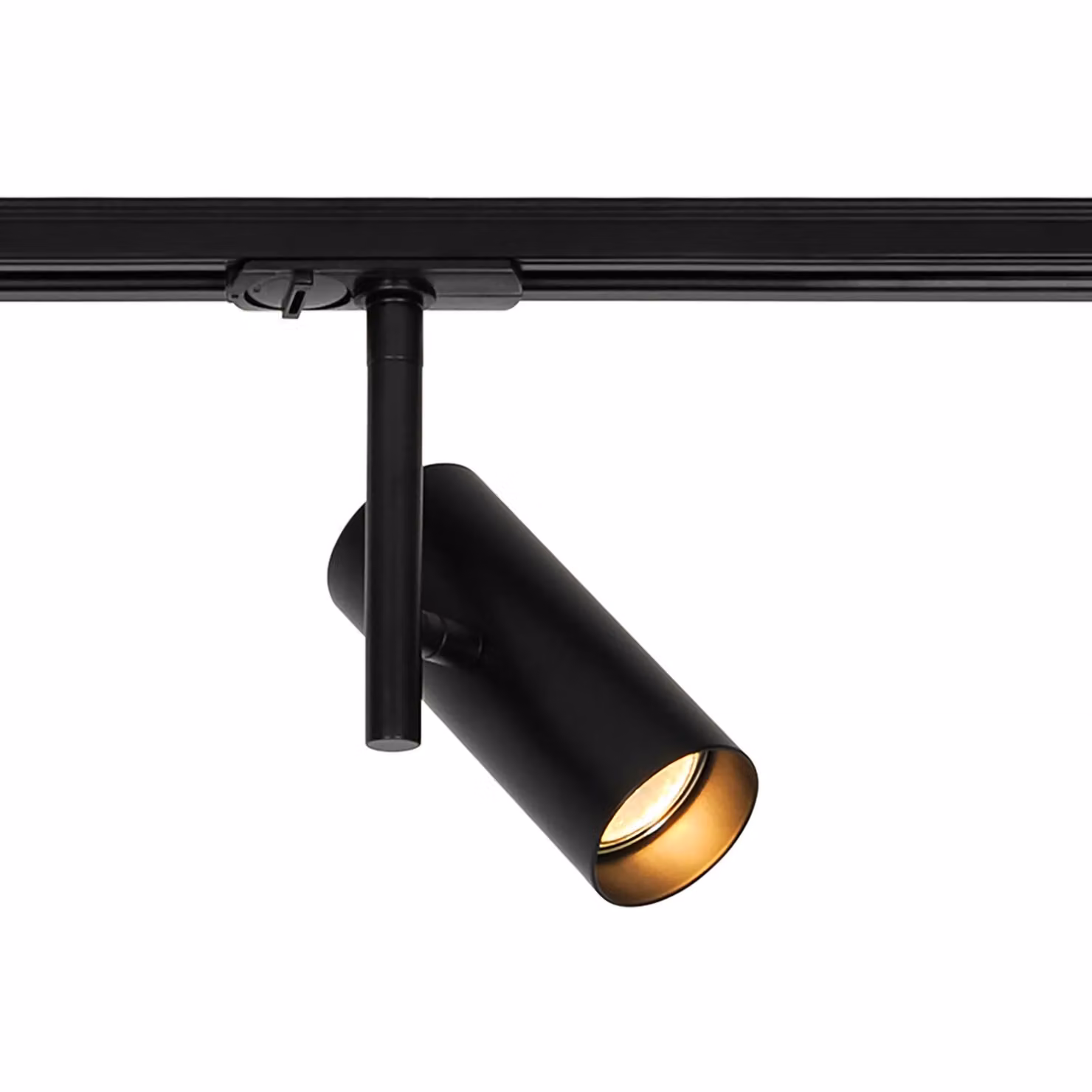 Nordlux Jerome Adjustable Black Metal Rail Spotlight for Kitchen and Hallway, GU10 Mains – 2