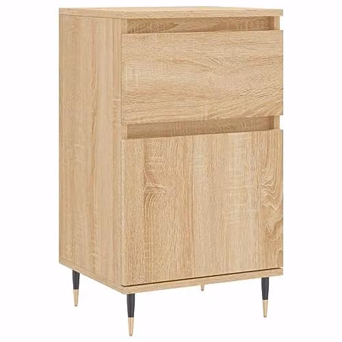 vidaXL Sideboard in Brown Sonoma Oak, W/D/H: 40 x 35 x 70 cm